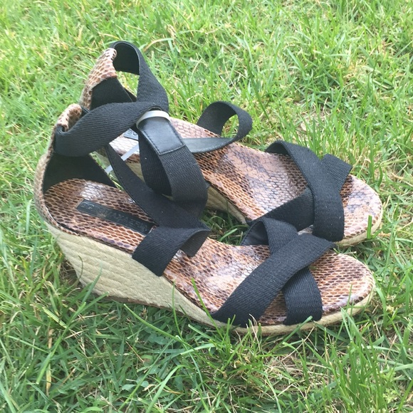 BCBGmaxazria Barcelona Black Espadrilles - Picture 3 of 7